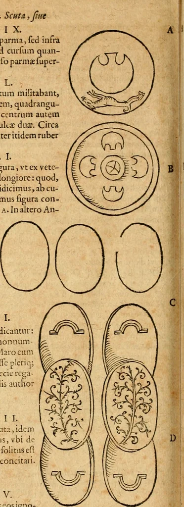 An illustration from Ioannis Pierii Valeriani Bellvnensis Hieroglyphica, sive, De sacris Ægyptiorvm aliarumq gentium literis commentariorum libri LVIII : cum duobus alijs ab eruditissimo viro annexis : accesserunt loco auctarij, Hieroglyphicorum collectanea, ex veteribus & recentioribus auctoribus descripta, & in sex libros digesta : Horapollinis item hieroglyphicorum libri duo, ex postrema Dauidis Hschelij correctione : prætereà eiusdem Pierij declamatiuncula pro barbis sacerdotum, & reliqua opuscula siue poemata omnia, 1614, leaf 595