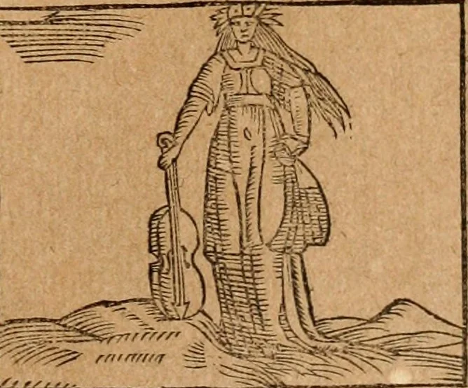 An illustration from Ioannis Pierii Valeriani Bellvnensis Hieroglyphica, sive, De sacris Ægyptiorvm aliarumq gentium literis commentariorum libri LVIII : cum duobus alijs ab eruditissimo viro annexis : accesserunt loco auctarij, Hieroglyphicorum collectanea, ex veteribus & recentioribus auctoribus descripta, & in sex libros digesta : Horapollinis item hieroglyphicorum libri duo, ex postrema Dauidis Hschelij correctione : prætereà eiusdem Pierij declamatiuncula pro barbis sacerdotum, & reliqua opuscula siue poemata omnia, 1614, leaf 654