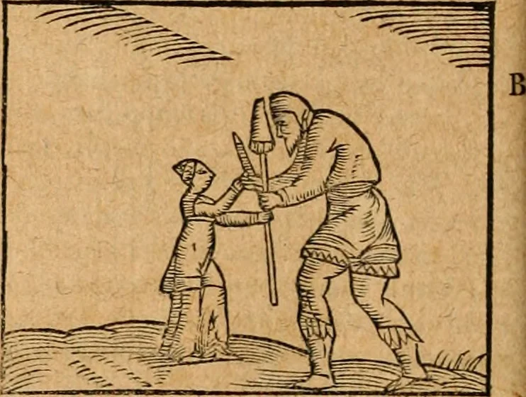 An illustration from Ioannis Pierii Valeriani Bellvnensis Hieroglyphica, sive, De sacris Ægyptiorvm aliarumq gentium literis commentariorum libri LVIII : cum duobus alijs ab eruditissimo viro annexis : accesserunt loco auctarij, Hieroglyphicorum collectanea, ex veteribus & recentioribus auctoribus descripta, & in sex libros digesta : Horapollinis item hieroglyphicorum libri duo, ex postrema Dauidis Hschelij correctione : prætereà eiusdem Pierij declamatiuncula pro barbis sacerdotum, & reliqua opuscula siue poemata omnia, 1614, leaf 671