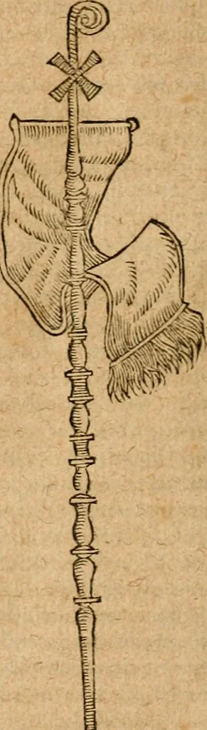 An illustration from Ioannis Pierii Valeriani Bellvnensis Hieroglyphica, sive, De sacris Ægyptiorvm aliarumq gentium literis commentariorum libri LVIII : cum duobus alijs ab eruditissimo viro annexis : accesserunt loco auctarij, Hieroglyphicorum collectanea, ex veteribus & recentioribus auctoribus descripta, & in sex libros digesta : Horapollinis item hieroglyphicorum libri duo, ex postrema Dauidis Hschelij correctione : prætereà eiusdem Pierij declamatiuncula pro barbis sacerdotum, & reliqua opuscula siue poemata omnia, 1614, leaf 697