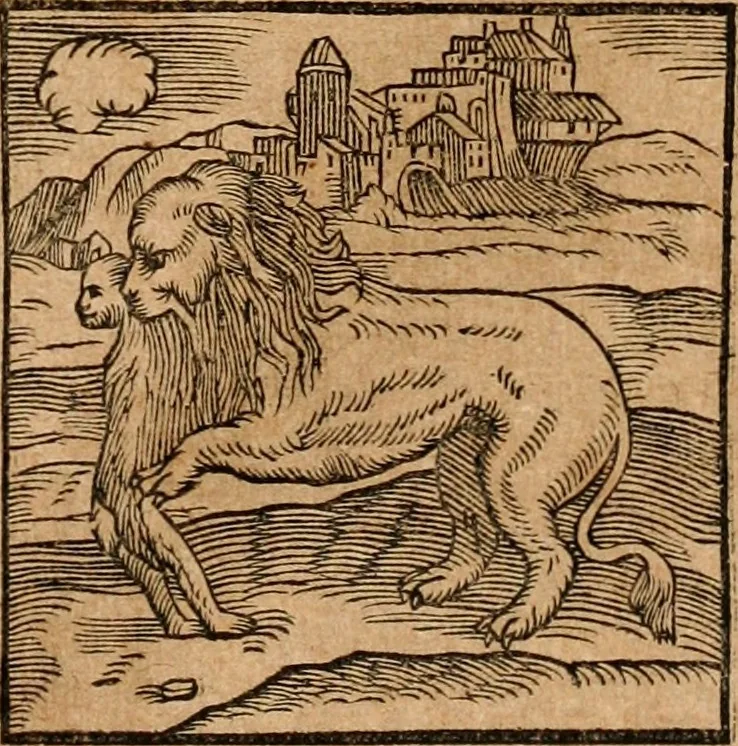 An illustration from Ioannis Pierii Valeriani Bellvnensis Hieroglyphica, sive, De sacris Ægyptiorvm aliarumq gentium literis commentariorum libri LVIII : cum duobus alijs ab eruditissimo viro annexis : accesserunt loco auctarij, Hieroglyphicorum collectanea, ex veteribus & recentioribus auctoribus descripta, & in sex libros digesta : Horapollinis item hieroglyphicorum libri duo, ex postrema Dauidis Hschelij correctione : prætereà eiusdem Pierij declamatiuncula pro barbis sacerdotum, & reliqua opuscula siue poemata omnia, 1614, leaf 70