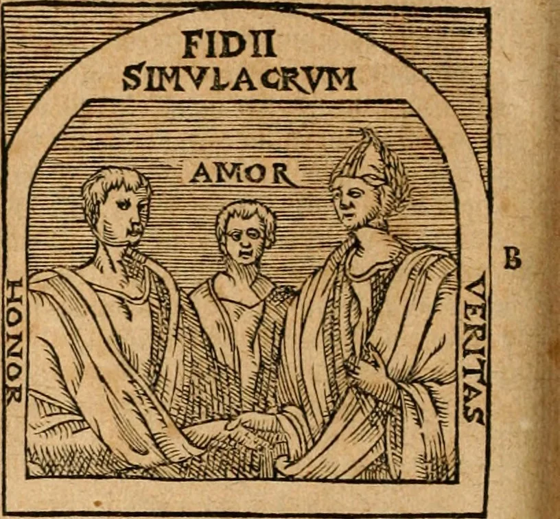 An illustration from Ioannis Pierii Valeriani Bellvnensis Hieroglyphica, sive, De sacris Ægyptiorvm aliarumq gentium literis commentariorum libri LVIII : cum duobus alijs ab eruditissimo viro annexis : accesserunt loco auctarij, Hieroglyphicorum collectanea, ex veteribus & recentioribus auctoribus descripta, & in sex libros digesta : Horapollinis item hieroglyphicorum libri duo, ex postrema Dauidis Hschelij correctione : prætereà eiusdem Pierij declamatiuncula pro barbis sacerdotum, & reliqua opuscula siue poemata omnia, 1614, leaf 803