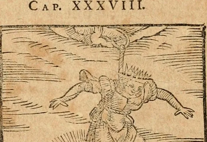 An illustration from Ioannis Pierii Valeriani Bellvnensis Hieroglyphica, sive, De sacris Ægyptiorvm aliarumq gentium literis commentariorum libri LVIII : cum duobus alijs ab eruditissimo viro annexis : accesserunt loco auctarij, Hieroglyphicorum collectanea, ex veteribus & recentioribus auctoribus descripta, & in sex libros digesta : Horapollinis item hieroglyphicorum libri duo, ex postrema Dauidis Hschelij correctione : prætereà eiusdem Pierij declamatiuncula pro barbis sacerdotum, & reliqua opuscula siue poemata omnia, 1614, leaf 806