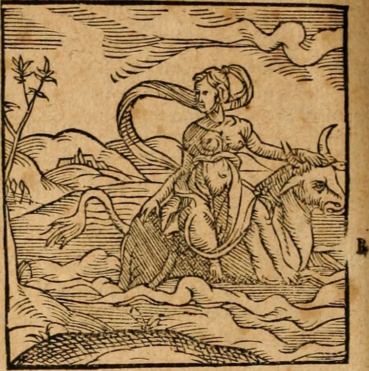 An illustration from Ioannis Pierii Valeriani Bellvnensis Hieroglyphica, sive, De sacris Ægyptiorvm aliarumq gentium literis commentariorum libri LVIII : cum duobus alijs ab eruditissimo viro annexis : accesserunt loco auctarij, Hieroglyphicorum collectanea, ex veteribus & recentioribus auctoribus descripta, & in sex libros digesta : Horapollinis item hieroglyphicorum libri duo, ex postrema Dauidis Hschelij correctione : prætereà eiusdem Pierij declamatiuncula pro barbis sacerdotum, & reliqua opuscula siue poemata omnia, 1614, leaf 807