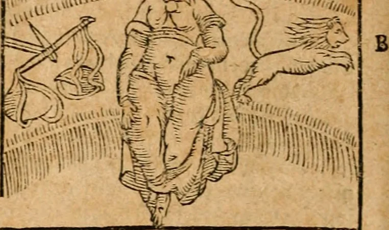 An illustration from Ioannis Pierii Valeriani Bellvnensis Hieroglyphica, sive, De sacris Ægyptiorvm aliarumq gentium literis commentariorum libri LVIII : cum duobus alijs ab eruditissimo viro annexis : accesserunt loco auctarij, Hieroglyphicorum collectanea, ex veteribus & recentioribus auctoribus descripta, & in sex libros digesta : Horapollinis item hieroglyphicorum libri duo, ex postrema Dauidis Hschelij correctione : prætereà eiusdem Pierij declamatiuncula pro barbis sacerdotum, & reliqua opuscula siue poemata omnia, 1614, leaf 811