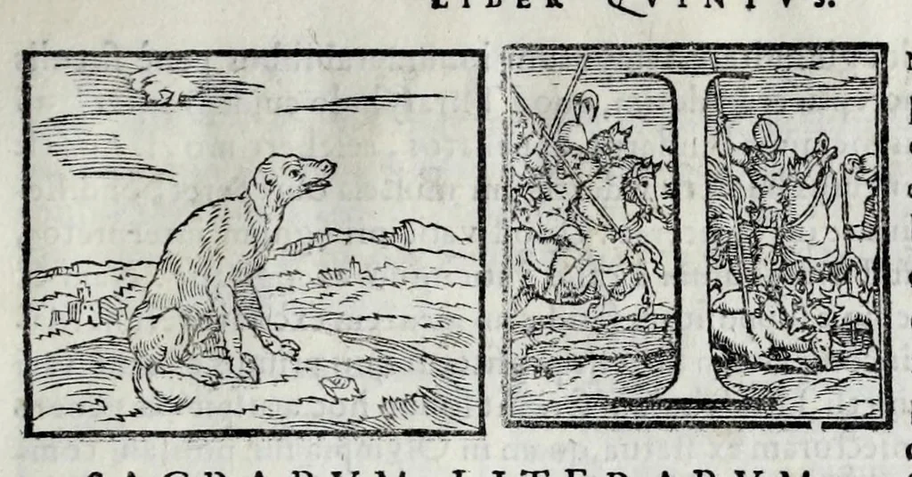 An illustration from Ioannis Pierii Valeriani Hieroglyphicorvm ex sacris Aegyptiorum literis libri octo, 1556, leaf 79