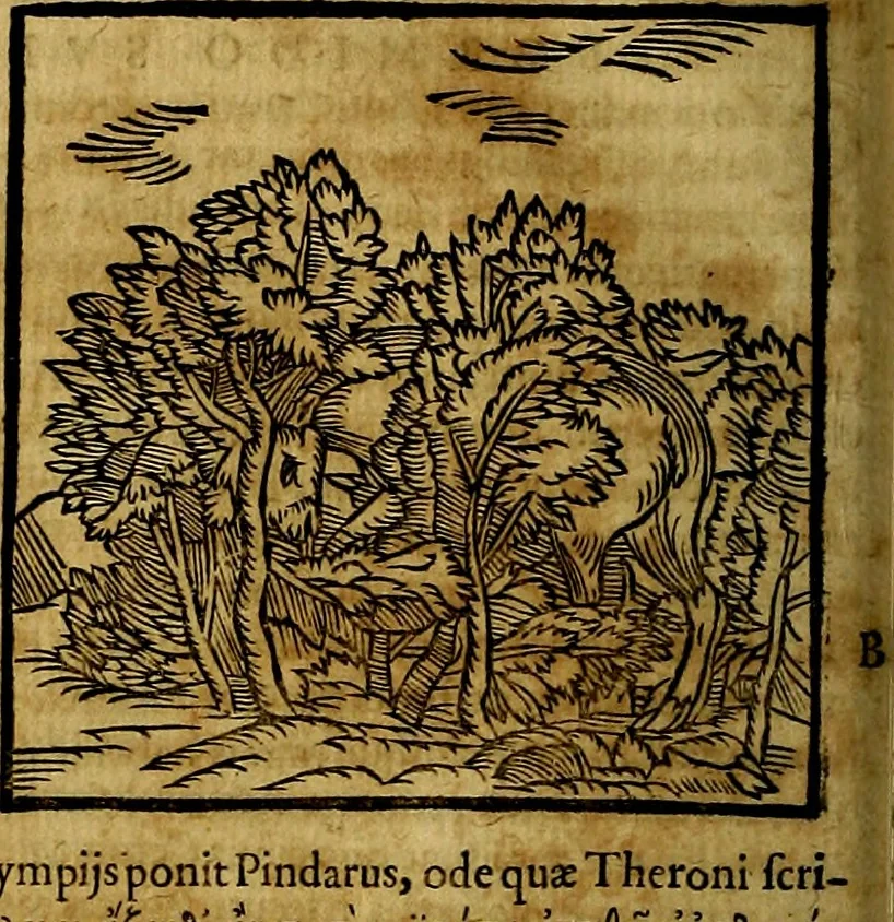 An illustration from Ioannis Pierii Valeriani Bellvnesis Hieroglyphica, sive De sacris Aegypticrvm aliarumq[ue] gentium literis, commentariorum libri LVIII cum duobus alijs ab eruditissimo viro annexis. Accesserunt loco auctarij, Hieroglyphicorum collectanea, ex veteribus & recentioribus auctoribus descripta, & in sex libros digesta. Horapollinis item hieroglyphicorum libri duo, ex postrema Dauidis Hoeschelij correctione. Praetereà eiusdem Pierij declamatiuncula Pro barbis sacerdotum, & reliqua opuscula siue Poemata omnia, 1614, leaf 147