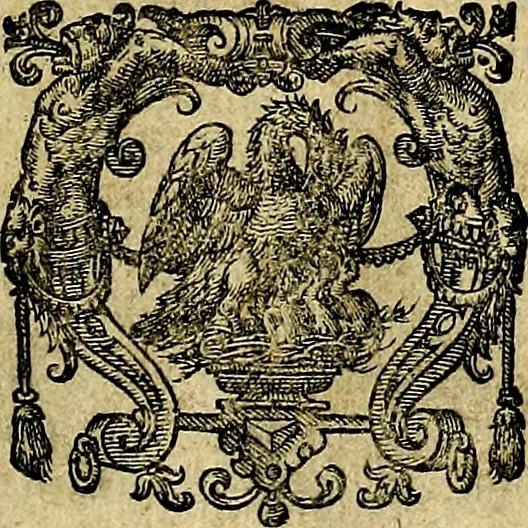 An illustration from Ioannis Pierii Valeriani Bellvnesis Hieroglyphica, sive De sacris Aegypticrvm aliarumq[ue] gentium literis, commentariorum libri LVIII cum duobus alijs ab eruditissimo viro annexis. Accesserunt loco auctarij, Hieroglyphicorum collectanea, ex veteribus & recentioribus auctoribus descripta, & in sex libros digesta. Horapollinis item hieroglyphicorum libri duo, ex postrema Dauidis Hoeschelij correctione. Praetereà eiusdem Pierij declamatiuncula Pro barbis sacerdotum, & reliqua opuscula siue Poemata omnia, 1614, leaf 4