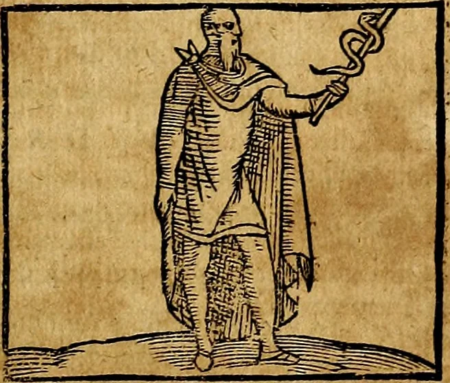 An illustration from Ioannis Pierii Valeriani Bellvnesis Hieroglyphica, sive De sacris Aegypticrvm aliarumq[ue] gentium literis, commentariorum libri LVIII cum duobus alijs ab eruditissimo viro annexis. Accesserunt loco auctarij, Hieroglyphicorum collectanea, ex veteribus & recentioribus auctoribus descripta, & in sex libros digesta. Horapollinis item hieroglyphicorum libri duo, ex postrema Dauidis Hoeschelij correctione. Praetereà eiusdem Pierij declamatiuncula Pro barbis sacerdotum, & reliqua opuscula siue Poemata omnia, 1614, leaf 452