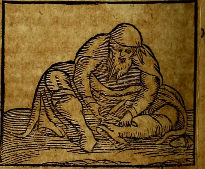 An illustration from Ioannis Pierii Valeriani Bellvnesis Hieroglyphica, sive De sacris Aegypticrvm aliarumq[ue] gentium literis, commentariorum libri LVIII cum duobus alijs ab eruditissimo viro annexis. Accesserunt loco auctarij, Hieroglyphicorum collectanea, ex veteribus & recentioribus auctoribus descripta, & in sex libros digesta. Horapollinis item hieroglyphicorum libri duo, ex postrema Dauidis Hoeschelij correctione. Praetereà eiusdem Pierij declamatiuncula Pro barbis sacerdotum, & reliqua opuscula siue Poemata omnia, 1614, leaf 477