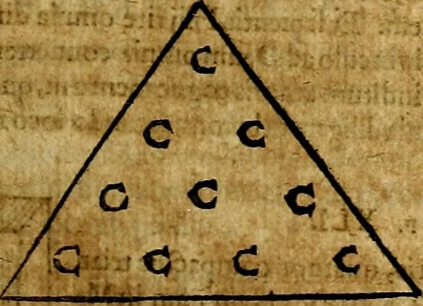An illustration from Ioannis Pierii Valeriani Bellvnesis Hieroglyphica, sive De sacris Aegypticrvm aliarumq[ue] gentium literis, commentariorum libri LVIII cum duobus alijs ab eruditissimo viro annexis. Accesserunt loco auctarij, Hieroglyphicorum collectanea, ex veteribus & recentioribus auctoribus descripta, & in sex libros digesta. Horapollinis item hieroglyphicorum libri duo, ex postrema Dauidis Hoeschelij correctione. Praetereà eiusdem Pierij declamatiuncula Pro barbis sacerdotum, & reliqua opuscula siue Poemata omnia, 1614, leaf 556