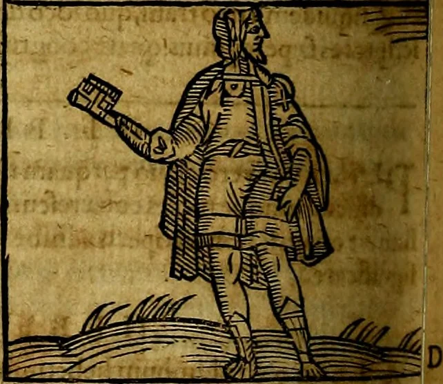 An illustration from Ioannis Pierii Valeriani Bellvnesis Hieroglyphica, sive De sacris Aegypticrvm aliarumq[ue] gentium literis, commentariorum libri LVIII cum duobus alijs ab eruditissimo viro annexis. Accesserunt loco auctarij, Hieroglyphicorum collectanea, ex veteribus & recentioribus auctoribus descripta, & in sex libros digesta. Horapollinis item hieroglyphicorum libri duo, ex postrema Dauidis Hoeschelij correctione. Praetereà eiusdem Pierij declamatiuncula Pro barbis sacerdotum, & reliqua opuscula siue Poemata omnia, 1614, leaf 679