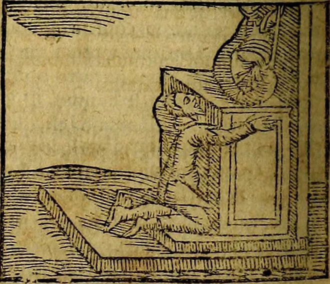 An illustration from Ioannis Pierii Valeriani Bellvnesis Hieroglyphica, sive De sacris Aegypticrvm aliarumq[ue] gentium literis, commentariorum libri LVIII cum duobus alijs ab eruditissimo viro annexis. Accesserunt loco auctarij, Hieroglyphicorum collectanea, ex veteribus & recentioribus auctoribus descripta, & in sex libros digesta. Horapollinis item hieroglyphicorum libri duo, ex postrema Dauidis Hoeschelij correctione. Praetereà eiusdem Pierij declamatiuncula Pro barbis sacerdotum, & reliqua opuscula siue Poemata omnia, 1614, leaf 685