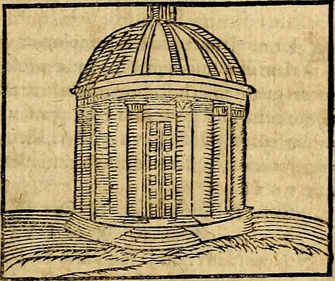 An illustration from Ioannis Pierii Valeriani Bellvnesis Hieroglyphica, sive De sacris Aegypticrvm aliarumq[ue] gentium literis, commentariorum libri LVIII cum duobus alijs ab eruditissimo viro annexis. Accesserunt loco auctarij, Hieroglyphicorum collectanea, ex veteribus & recentioribus auctoribus descripta, & in sex libros digesta. Horapollinis item hieroglyphicorum libri duo, ex postrema Dauidis Hoeschelij correctione. Praetereà eiusdem Pierij declamatiuncula Pro barbis sacerdotum, & reliqua opuscula siue Poemata omnia, 1614, leaf 686