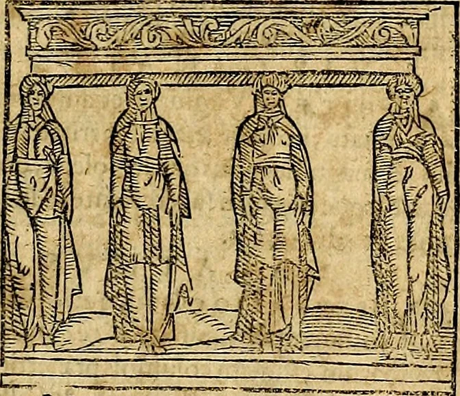 An illustration from Ioannis Pierii Valeriani Bellvnesis Hieroglyphica, sive De sacris Aegypticrvm aliarumq[ue] gentium literis, commentariorum libri LVIII cum duobus alijs ab eruditissimo viro annexis. Accesserunt loco auctarij, Hieroglyphicorum collectanea, ex veteribus & recentioribus auctoribus descripta, & in sex libros digesta. Horapollinis item hieroglyphicorum libri duo, ex postrema Dauidis Hoeschelij correctione. Praetereà eiusdem Pierij declamatiuncula Pro barbis sacerdotum, & reliqua opuscula siue Poemata omnia, 1614, leaf 690