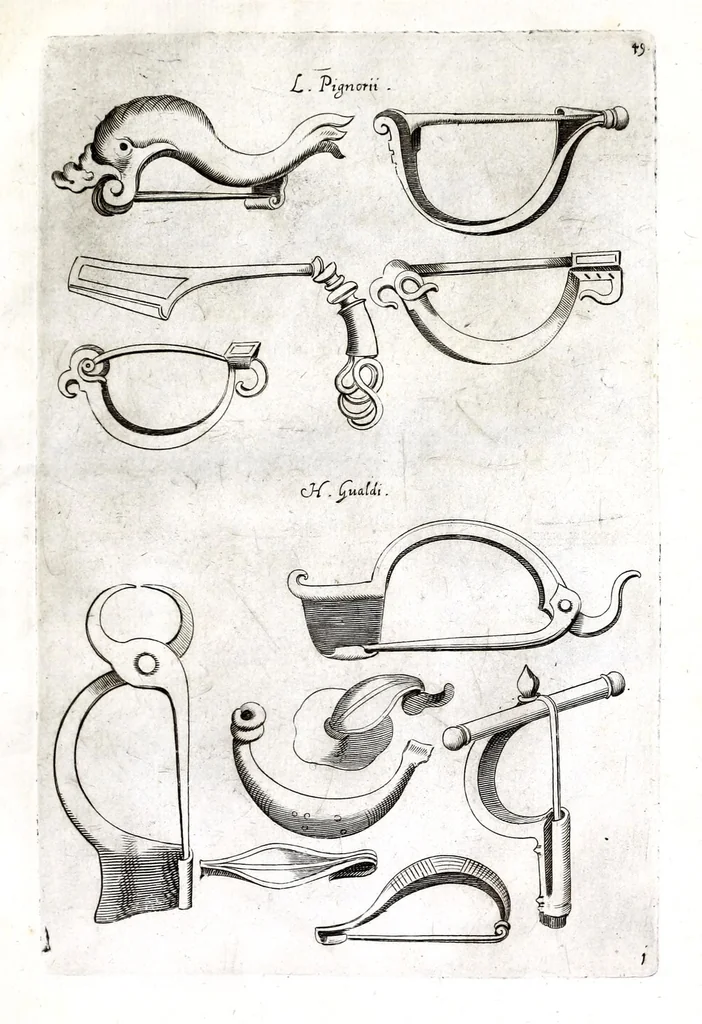 An illustration from Ioannis Rhodii De acia dissertatio ad Cornelii Celsi mentem, 1639, leaf 85