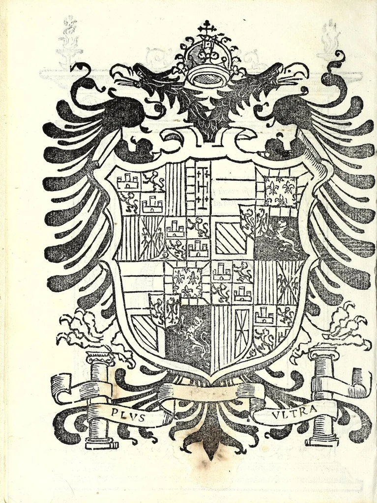 An illustration from Ioannis Taisnier Hannonij De vsu annuli sphaerici libri tres : in quibus quicquid ad geometriae perfectionem requiritur continetur, 1550, leaf 6