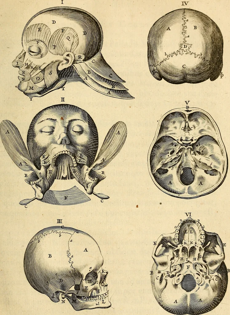 An illustration from Ioannis Veslingii ... Syntagma anatomicum, 1647, leaf 192