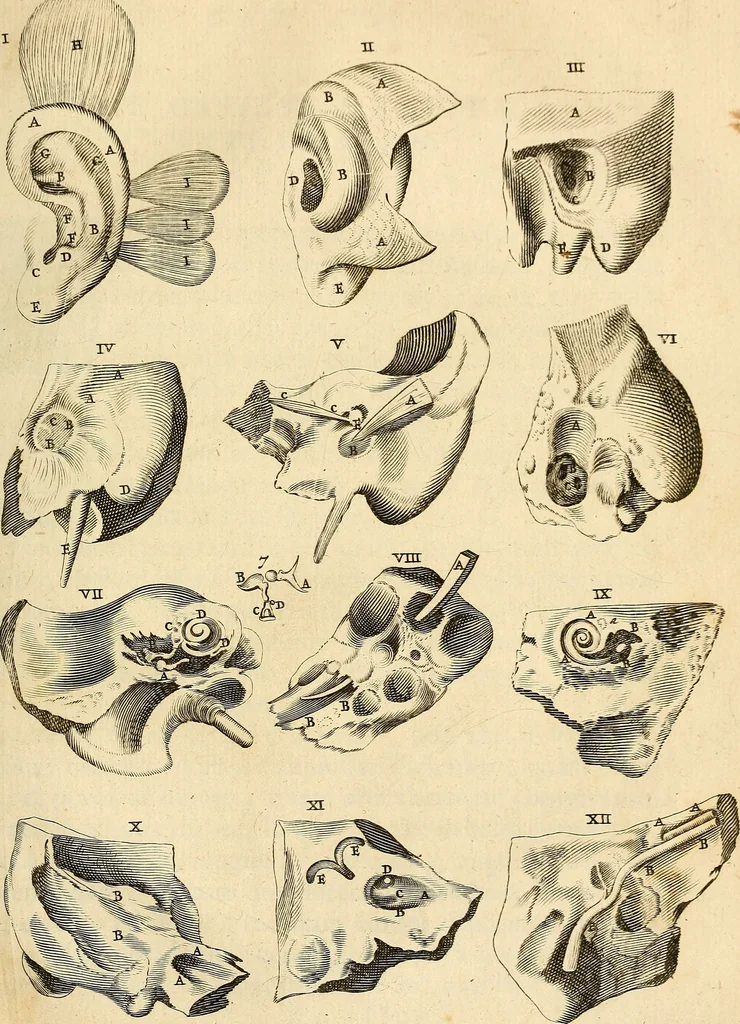 An illustration from Ioannis Veslingii ... Syntagma anatomicum, 1647, leaf 246