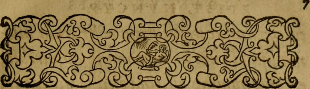 An illustration from Ioan. Veteris Orationes in medicinae commendationem : & in gratiam octodecim medicae laureae candidatorum institutae, ac in eorundem scholis per tres co[n]tinuos dies habitae, in quibus perpetua gymnasiorum corporis & animi comparatio explicatur .., 1560, leaf 8