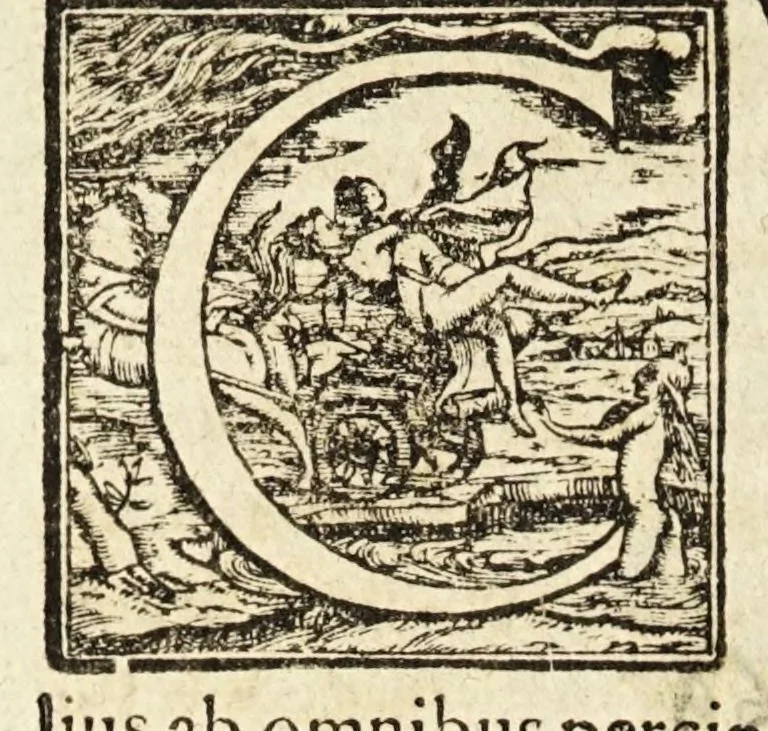 An illustration from Io. Baptistae Benedicti patritij veneti philosophi De gnomonvm vmbrarvmq. solarivm vsv liber : nunc primùm publicae utilitati, studiosorumq̀. commoditati in lucem aeditus, 1574, leaf 158