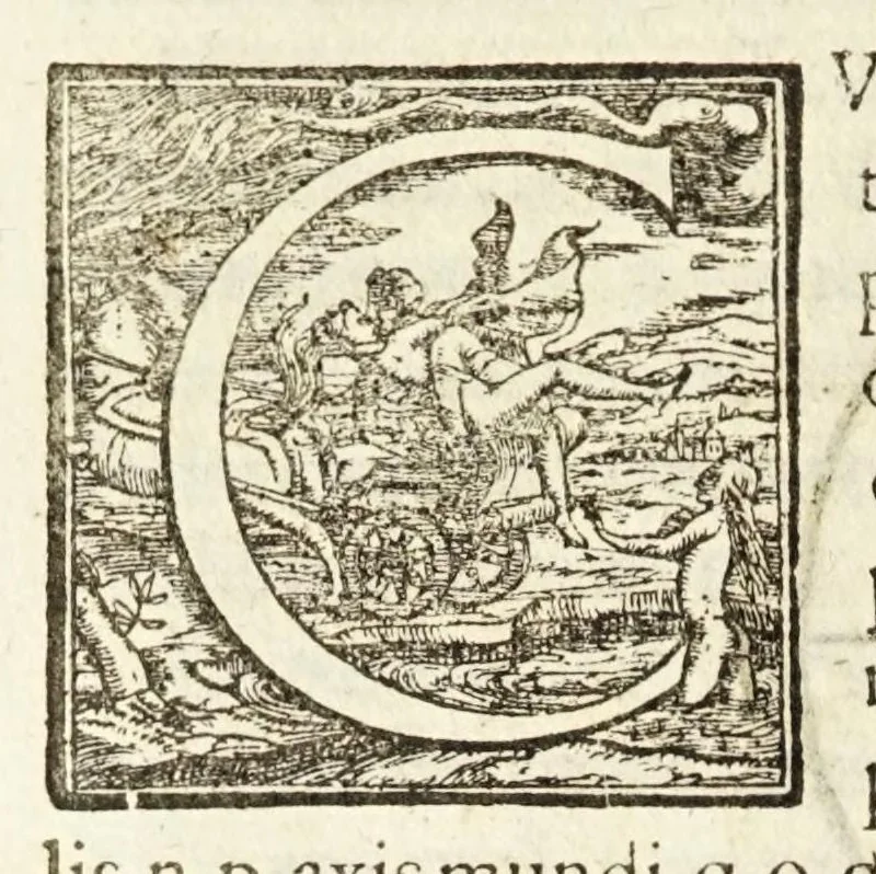 An illustration from Io. Baptistae Benedicti patritij veneti philosophi De gnomonvm vmbrarvmq. solarivm vsv liber : nunc primùm publicae utilitati, studiosorumq̀. commoditati in lucem aeditus, 1574, leaf 208
