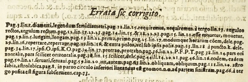 An illustration from Io. Baptistae Benedicti patritij veneti philosophi De gnomonvm vmbrarvmq. solarivm vsv liber : nunc primùm publicae utilitati, studiosorumq̀. commoditati in lucem aeditus, 1574, leaf 262