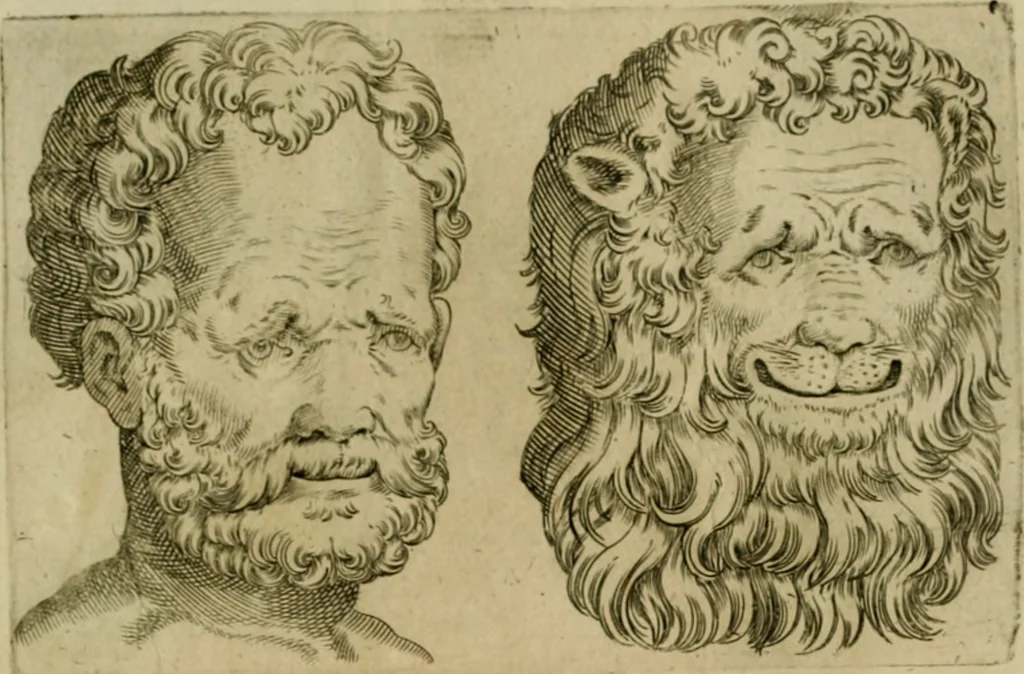 An illustration from Io. Baptistae Portae neapolitani De hvmana physiognomonia libri IIII, 1586, leaf 118