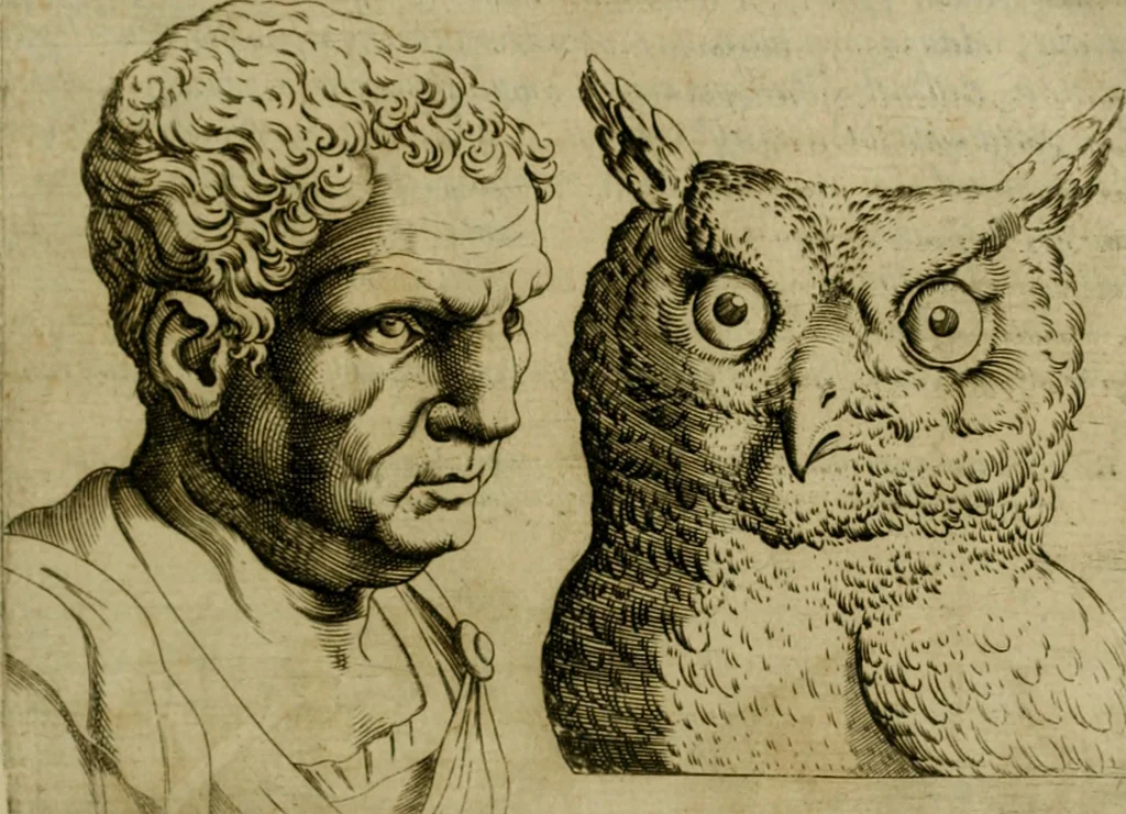 An illustration from Io. Baptistae Portae neapolitani De hvmana physiognomonia libri IIII, 1586, leaf 36
