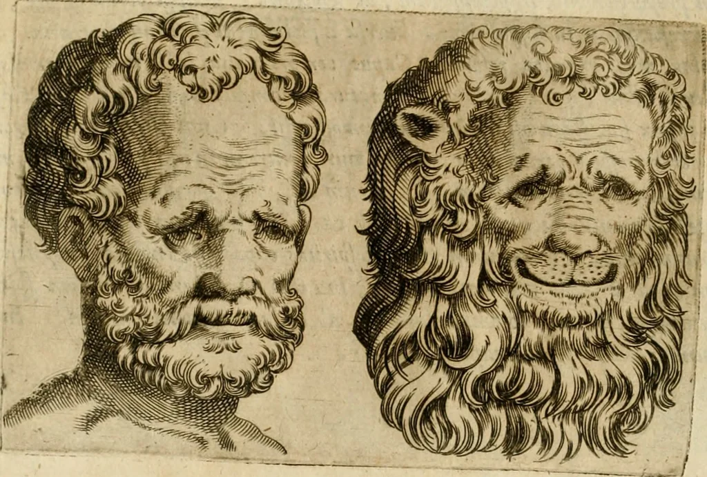 An illustration from Io. Baptistae Portae neapolitani De hvmana physiognomonia libri IIII, 1586, leaf 41