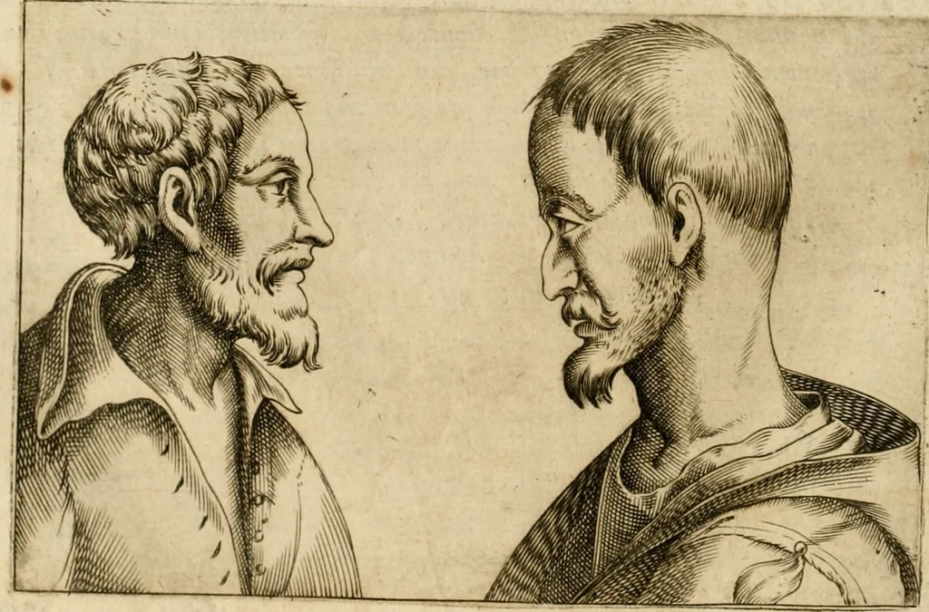 An illustration from Io. Baptistae Portae neapolitani De hvmana physiognomonia libri IIII, 1586, leaf 41