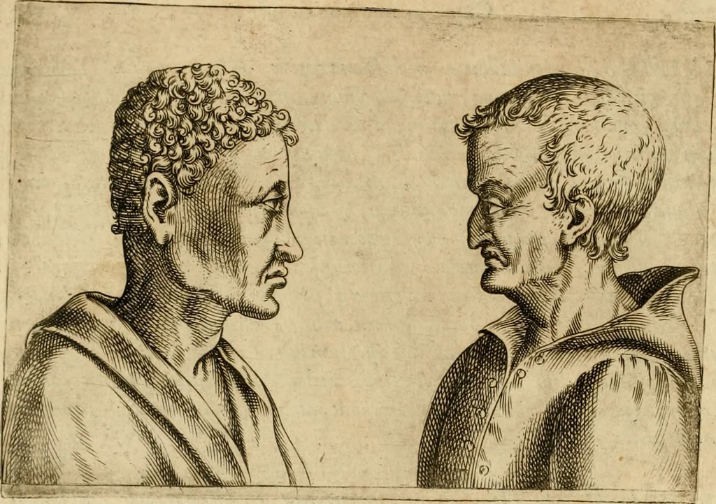 An illustration from Io. Baptistae Portae neapolitani De hvmana physiognomonia libri IIII, 1586, leaf 43