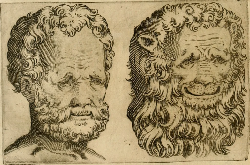 An illustration from Io. Baptistae Portae neapolitani De hvmana physiognomonia libri IIII, 1586, leaf 67