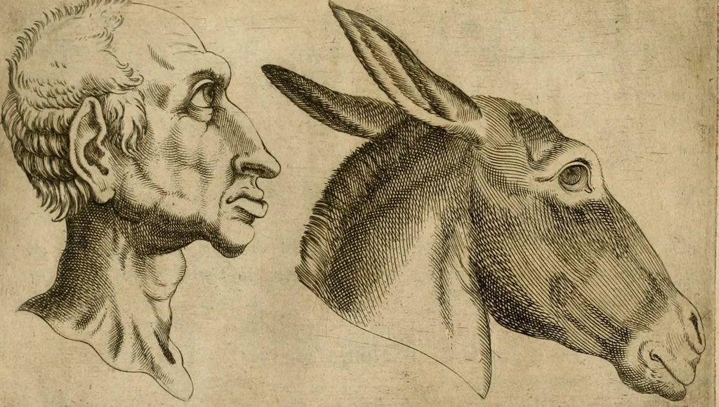 An illustration from Io. Baptistae Portae neapolitani De hvmana physiognomonia libri IIII, 1586, leaf 99