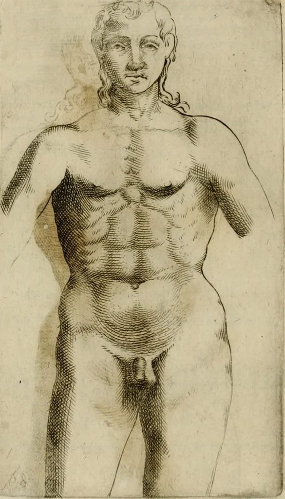 An illustration from Io. Batis. Portae Neap. De humana physiognomia li. VI : in quibus docetur quom[odo] animi propentes naturalibus remediis compesci possint, 1602, leaf 131