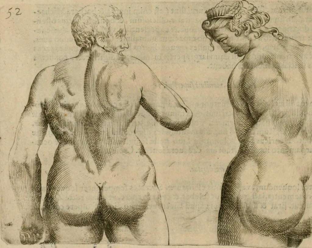 An illustration from Io. Batis. Portae Neap. De humana physiognomia li. VI : in quibus docetur quom[odo] animi propentes naturalibus remediis compesci possint, 1602, leaf 141