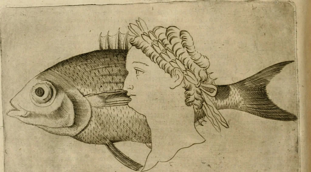 An illustration from Io. Batis. Portae Neap. De humana physiognomia li. VI : in quibus docetur quom[odo] animi propentes naturalibus remediis compesci possint, 1602, leaf 157
