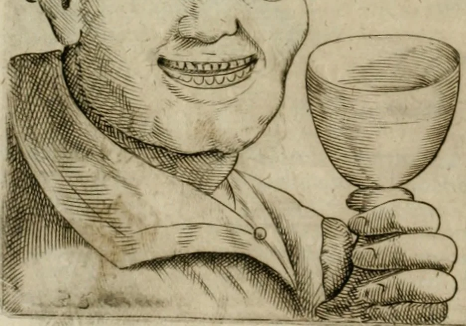 An illustration from Io. Batis. Portae Neap. De humana physiognomia li. VI : in quibus docetur quom[odo] animi propentes naturalibus remediis compesci possint, 1602, leaf 161