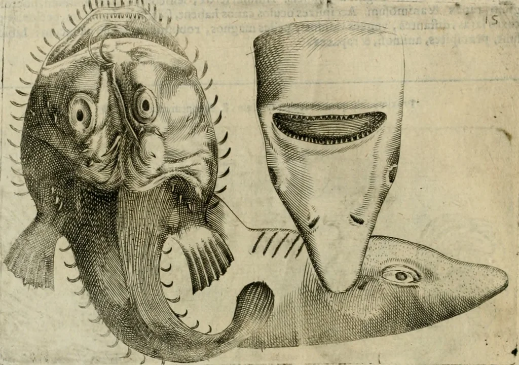 An illustration from Io. Batis. Portae Neap. De humana physiognomia li. VI : in quibus docetur quom[odo] animi propentes naturalibus remediis compesci possint, 1602, leaf 29