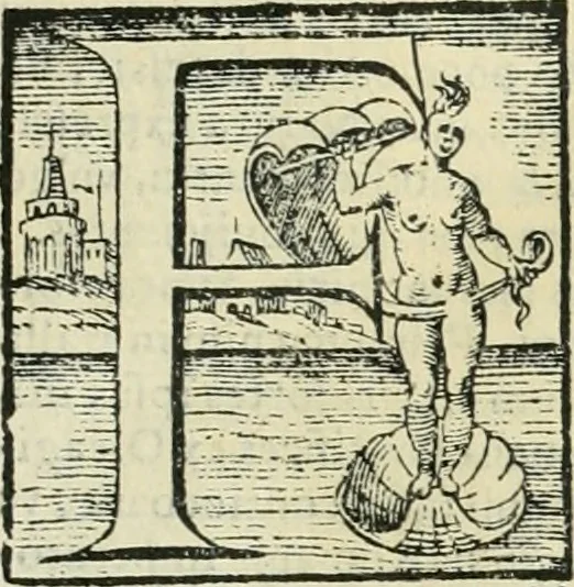 An illustration from Io. Batis. Portae Neap. De humana physiognomia li. VI : in quibus docetur quom[odo] animi propentes naturalibus remediis compesci possint, 1602, leaf 8