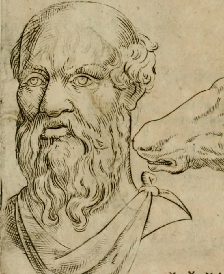 An illustration from Io. Batis. Portae Neap. De humana physiognomia li. VI : in quibus docetur quom[odo] animi propentes naturalibus remediis compesci possint, 1602, leaf 83