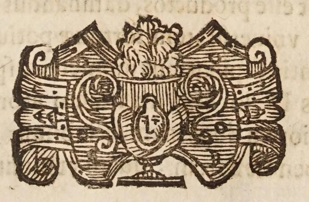 An illustration from Io: Chrysostomi Magneni ... Democritvs reviviscens, sive, De atomis ad excellentissimum senatvm mediolanensem : addita est Democriti vita cum indicibus necessarijs, 1646, leaf 115
