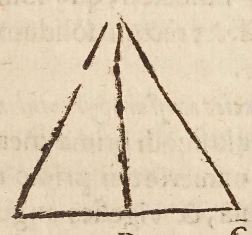 An illustration from Io: Chrysostomi Magneni ... Democritvs reviviscens, sive, De atomis ad excellentissimum senatvm mediolanensem : addita est Democriti vita cum indicibus necessarijs, 1646, leaf 153