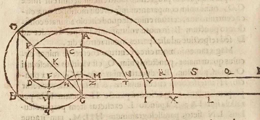 An illustration from Io: Chrysostomi Magneni ... Democritvs reviviscens, sive, De atomis ad excellentissimum senatvm mediolanensem : addita est Democriti vita cum indicibus necessarijs, 1646, leaf 264