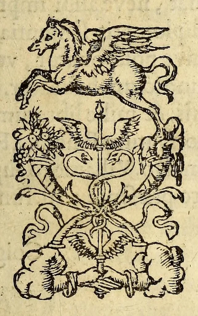 An illustration from Io. Fernelii Ambiani de abditis rerum causis libri duo, 1560, leaf 5