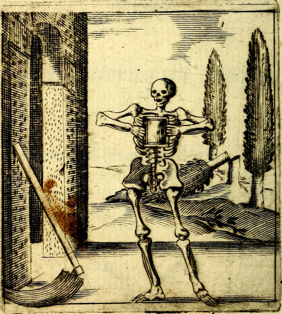 An illustration from Io: Francisci Bonomij Bononiensis Chiron Achillis, siue, Nauarchus humanæ uitæ : morali emblemate geminato ad felicitatis portum perducens, 1661, leaf 117