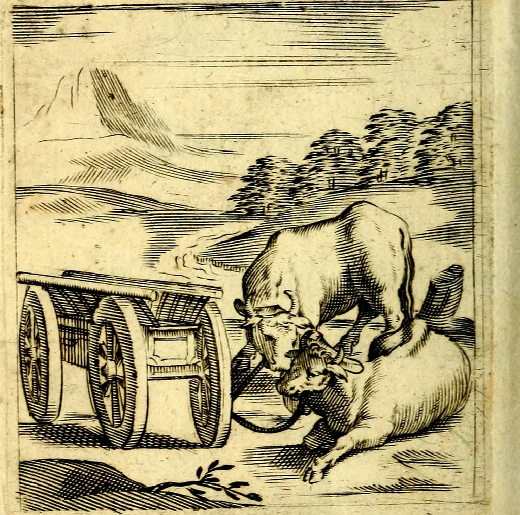An illustration from Io: Francisci Bonomij Bononiensis Chiron Achillis, siue, Nauarchus humanæ uitæ : morali emblemate geminato ad felicitatis portum perducens, 1661, leaf 153