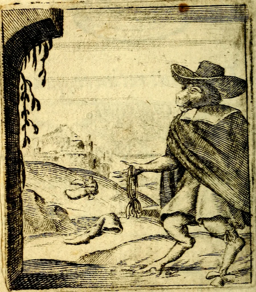 An illustration from Io: Francisci Bonomij Bononiensis Chiron Achillis, siue, Nauarchus humanæ uitæ : morali emblemate geminato ad felicitatis portum perducens, 1661, leaf 187