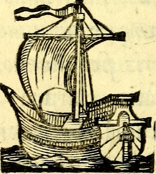 An illustration from Io: Francisci Bonomij Bononiensis Chiron Achillis, siue, Nauarchus humanæ uitæ : morali emblemate geminato ad felicitatis portum perducens, 1661, leaf 203