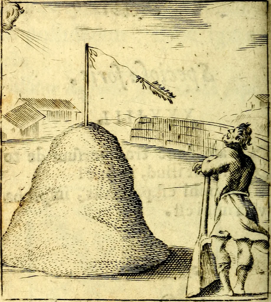 An illustration from Io: Francisci Bonomij Bononiensis Chiron Achillis, siue, Nauarchus humanæ uitæ : morali emblemate geminato ad felicitatis portum perducens, 1661, leaf 303